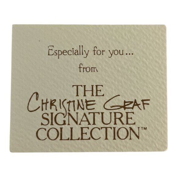 Vintage 1986 Christine Graf Signature Collection Wooden Box – American Greetings - Picture 3 of 6